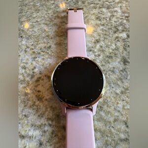 Garmin Venu 3S -Soft Gold Stainless Steel Bezel w/Dust Rose Case & Silicone Band